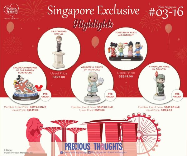 Singapore Exclusive Figurines (Pre order) CapitaLand Malls